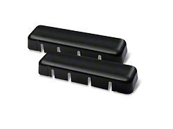 Holley Composite Coil Covers; Satin Black (10-15 V8 Camaro)