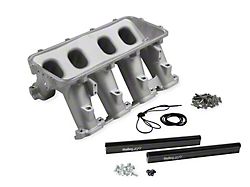 Holley GM LT1 Hi-Ram Lower Intake Manifold with Port EFI Provisions and Fuel Rails (16-17 Camaro SS, ZL1)