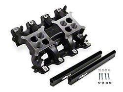 Holley LS Dual Plane EFI Intake Manifold; Black (98-02 5.7L Camaro)