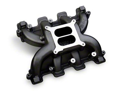 Holley LS Dual Plane Intake Manifold; Black (98-02 5.7L Camaro)