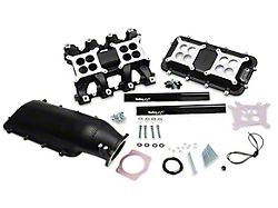 Holley Mid-Rise Intake Manifold; 92mm Top; Black (98-02 5.7L Camaro)