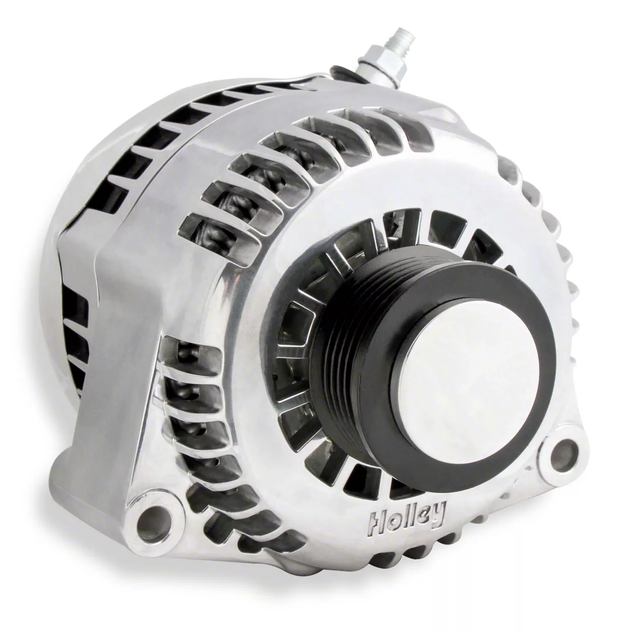 Holley Camaro Premium Alternator; 150 Amp; Polished 197304 (6702