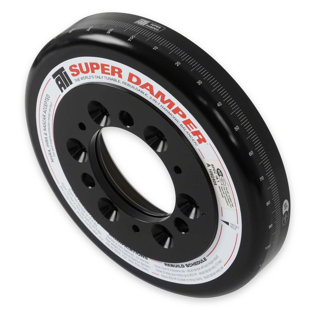 ダッジチャージャーセルモーター新品 Holley Challenger Replacement Harmonic Damper 97-361 (09-23