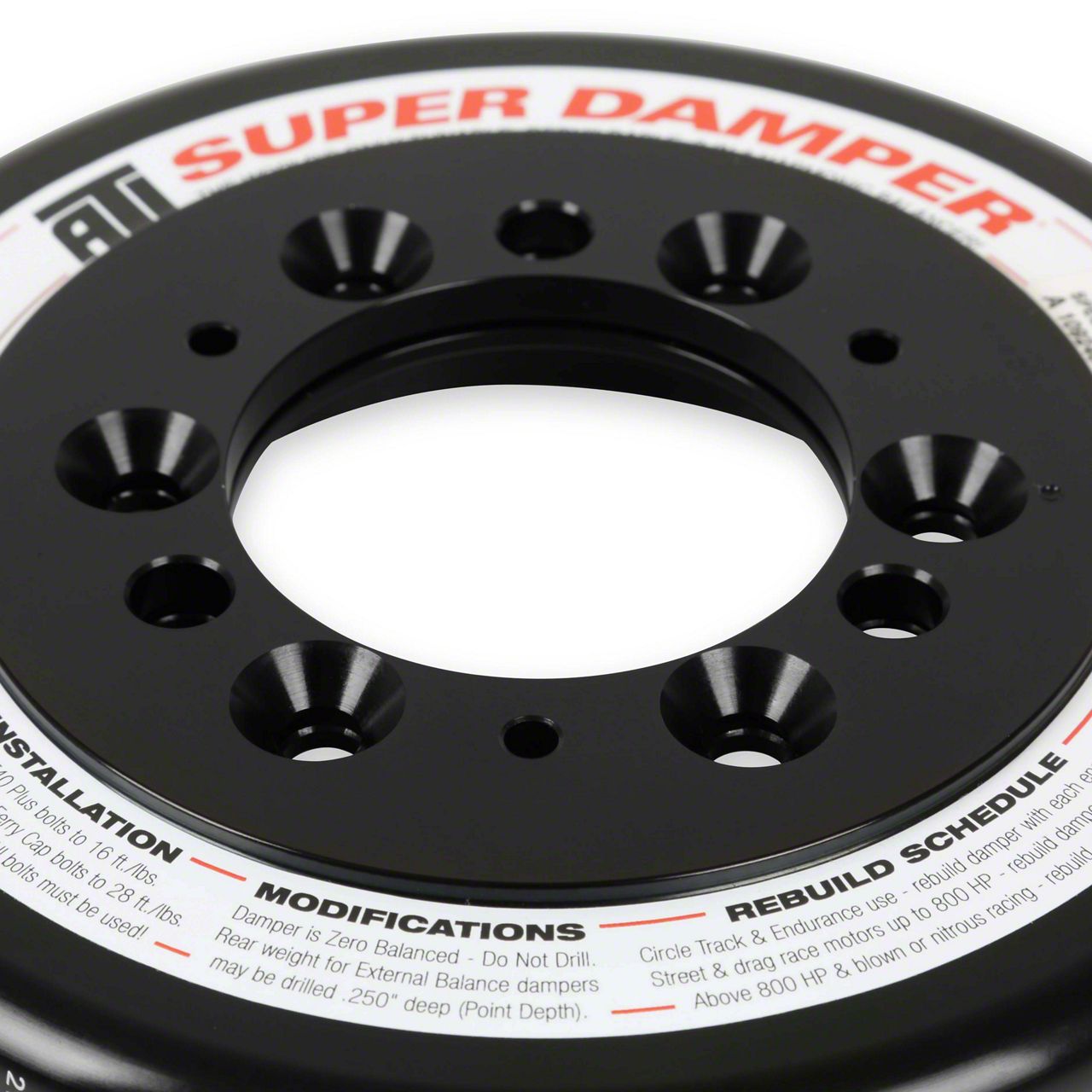 ダッジチャージャーセルモーター新品 Holley Challenger Replacement Harmonic Damper 97-361 (09-23