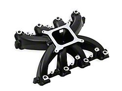 Holley GM LS3/L92 Single Plane EFI Intake Manifold; Black (08-13 6.2L Corvette C6)