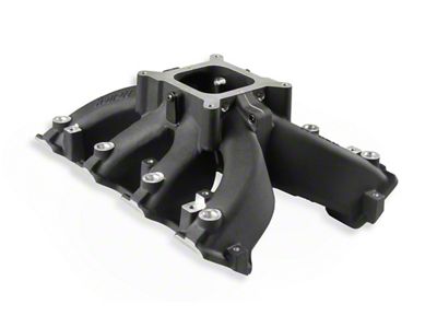 Holley GM LS3/L92 Single Plane EFI Split-Design Race Intake Manifold; Black (08-13 6.2L Corvette C6)