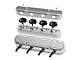 Holley LS Finned Valve Covers; Polished (97-13 Corvette C5 & C6, Excluding ZR1)