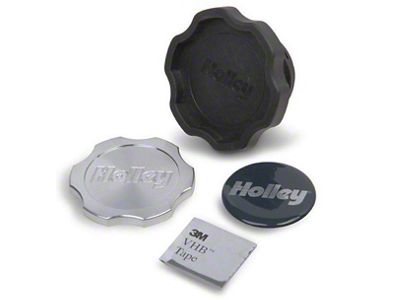 Holley LS Oil Fill Cap with Billet Center (97-13 Corvette C5 & C6)