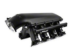 Holley LS7 EFI Hi-Ram Intake Manifold with 105mm LS Throttle Body Mount and Fuel Rails; Black (06-13 Corvette C6 Z06)