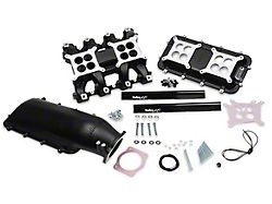 Holley Mid-Rise Intake Manifold; 92mm Top; Black (97-04 Corvette C5; 05-07 6.0L Corvette C6)