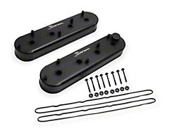 Holley Sniper Valve Covers; Black (97-13 Corvette C5 & C6, Excluding ZR1)