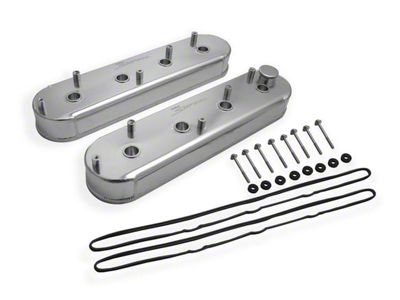Holley Sniper Valve Covers; Natural (97-13 Corvette C5 & C6, Excluding ZR1)
