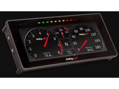 Holley EFI 6.86-Inch Pro Dash Gauge Display (Universal; Some Adaptation May Be Required)