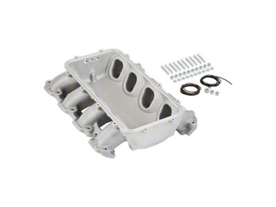 Holley EFI Lo-Ram Intake Manifold Base; Black (16-24 Camaro LT1, SS)