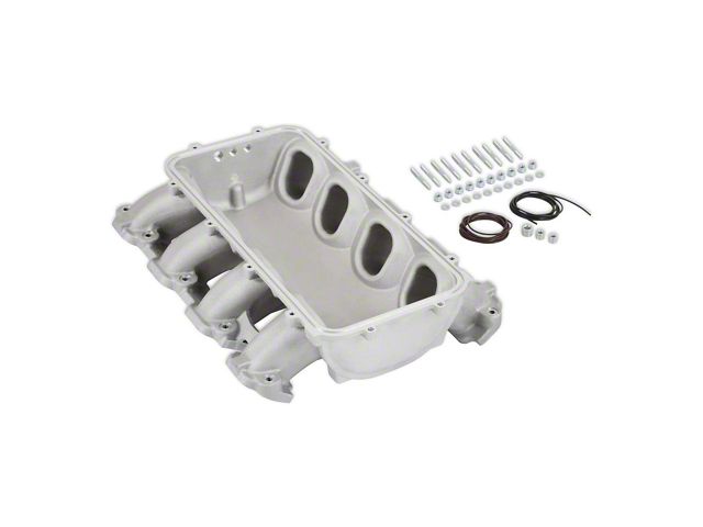 Holley EFI Lo-Ram Intake Manifold Base; Black (16-24 Camaro LT1, SS)