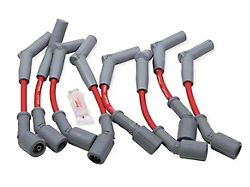 Holley EFI Spark Plug Wire Set; Red/Gray Boots (10-15 Camaro SS)