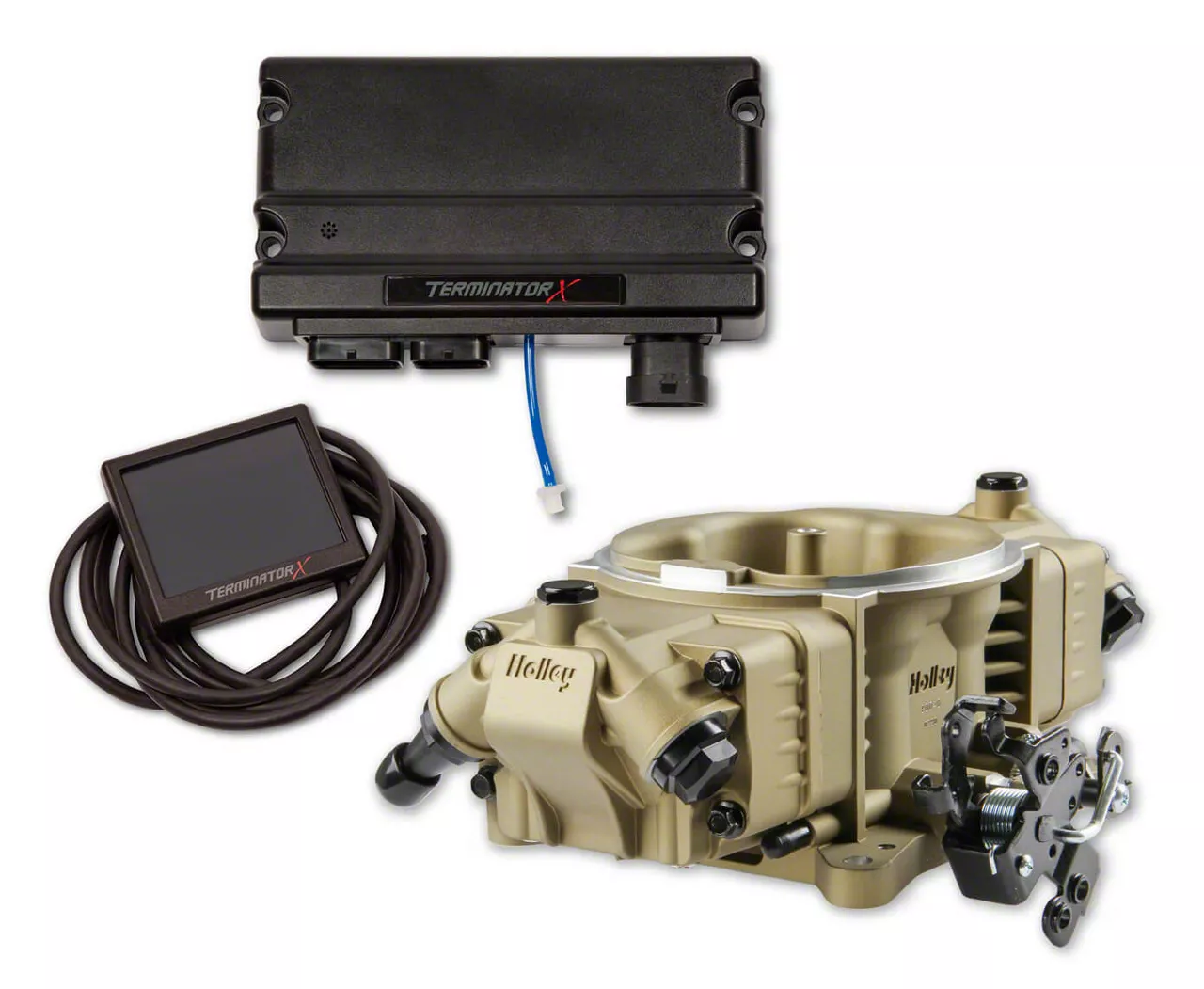 Holley EFI Camaro Terminator X Stealth 4150 1250HP EFI ECU System; Gold ...