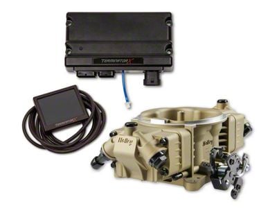 Holley EFI Terminator X Stealth 4150 1250HP EFI ECU System; Gold (Universal; Some Adaptation May Be Required)