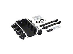 Holley EFI Ultra Lo-Ram Intake Manifold Base and Port Injection Fuel Rails; Black (16-24 Camaro LT1, SS)