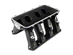 Holley EFI Gen II HEMI Hi-Ram Intake Manifold Base; Black (08-20 5.7L HEMI, 6.1L HEMI, 6.4L HEMI Challenger)