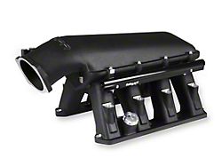 Holley EFI Gen III HEMI Hi-Ram EFI Intake Manifold with 95mm LS Throttle Body Mount; Black (08-20 5.7L HEMI, 6.1L HEMI, 6.4L HEMI Challenger)