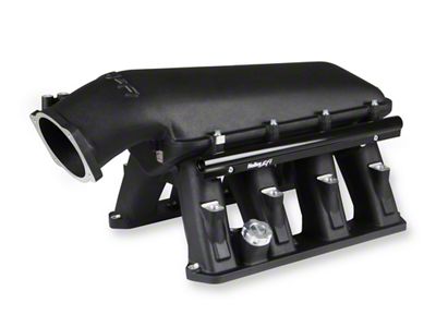 Holley EFI Gen III HEMI Hi-Ram EFI Intake Manifold with 95mm LS Throttle Body Mount; Black (08-20 5.7L HEMI, 6.1L HEMI, 6.4L HEMI Challenger)