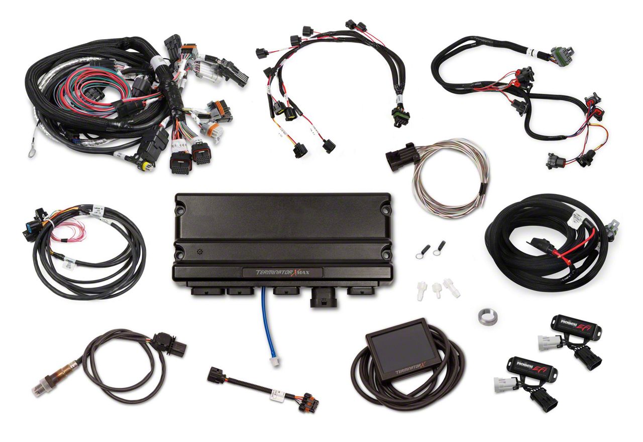 Holley EFI Challenger Terminator X Max Fuel Injection System with Drive ...