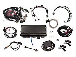 Holley EFI Terminator X Max Fuel Injection System with Drive-By-Wire Throttle Body Control for EV6 Fuel Injectors (08-12 V8 HEMI Challenger w/o VVT)