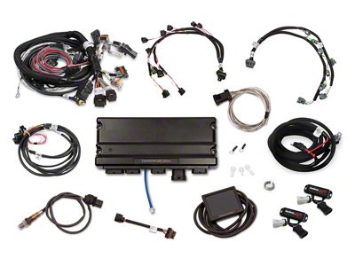 Holley EFI Terminator X Max Fuel Injection System with Drive-By-Wire Throttle Body Control for EV6 Fuel Injectors (07-12 V8 HEMI Charger w/o VVT)