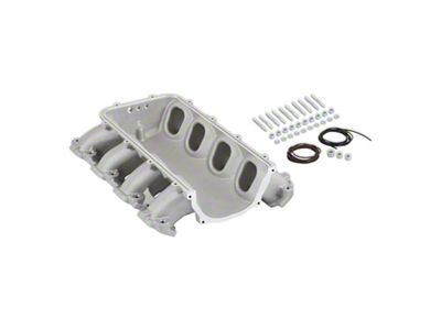 Holley EFI Ultra Lo-Ram Intake Manifold Base; Black (14-25 Corvette C7 & C8, Excluding ZR1)