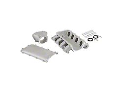 Holley EFI Ultra Lo-Ram Intake Manifold Kit; Black (14-25 Corvette C7 & C8, Excluding ZR1)