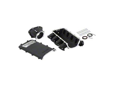 Holley EFI Ultra Lo-Ram Intake Manifold Kit; Black (14-24 Corvette C7 & C8, Excluding ZR1)