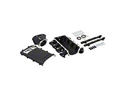 Holley EFI Ultra Lo-Ram Intake Manifold Kit and Port Injection Fuel Rails; Black (14-24 Corvette C7 & C8, Excluding ZR1)