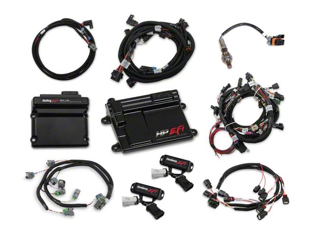 Holley EFI Coyote Ti-VCT Controller HP EFI ECU Module Kit with NTK Oxygen Sensor (13-Early 15 Mustang GT)