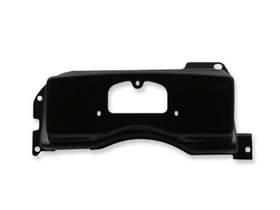 Holley EFI Dash Bezel for Racepak Dashes; Black (87-93 Mustang)