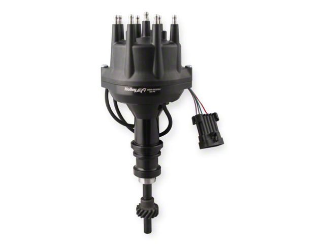 Holley EFI Ford 302 Gen 2 Dual Sync Distributor; Black (79-95 V8 Mustang)