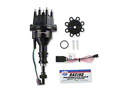 Holley EFI Ford Small Block Hyperspark Distributor; Black (79-85 V8 Mustang)