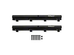 Holley EFI Hi-Ram/Ultra Lo-Ram Intake Manifold Fuel Rail Kit; Black (11-23 Mustang GT, GT350)