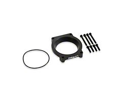 Holley EFI Ultra Lo-Ram Intake Manifold Coyote Throttle Body Adapter Kit; Black (11-23 Mustang GT, GT350)