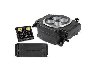 Holley Sniper 2 EFI Base Kit with PDM; Black (Universal; Some Adaptation May Be Required)