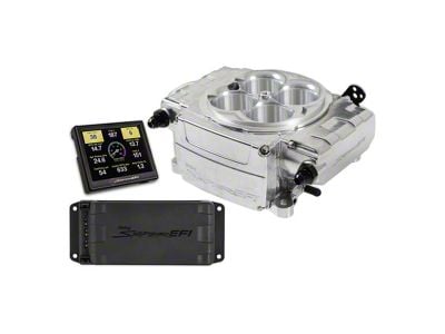 Holley Sniper 2 EFI Base Kit with PDM; Polished (Universal; Some Adaptation May Be Required)