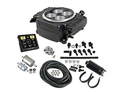 Holley Sniper 2 EFI with Inline Pump; Black (Universal; Some Adaptation May Be Required)