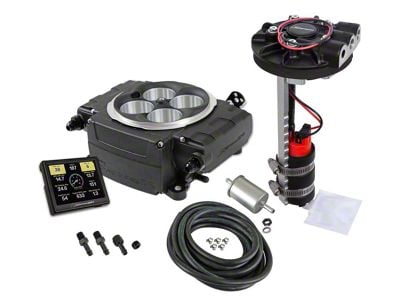Holley Sniper 2 EFI with Return Style Drop-In Module; Black (Universal; Some Adaptation May Be Required)