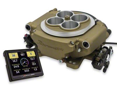 Holley Sniper EFI Self-Tuning Kit; Classic Gold (Universal; Some Adaptation May Be Required)