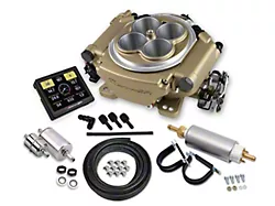 Holley Sniper EFI Self-Tuning Master Kit; Return Style; Classic Gold (Universal; Some Adaptation May Be Required)