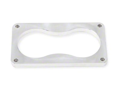 Holley Throttle Body Spacer for Sniper EFI Intake Manifolds; Silver (05-09 Mustang GT)