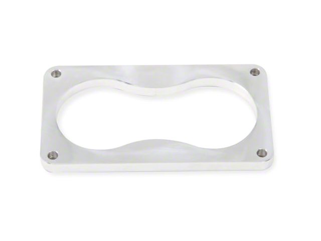 Holley Throttle Body Spacer for Sniper EFI Intake Manifolds; Silver (05-09 Mustang GT)