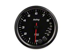 Holley 4.50-Inch Analog-Style Tachometer; 0-8K; Black (Universal; Some Adaptation May Be Required)