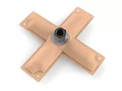 Holley Fuel Tank Pickup; HYDRAMAT (8X8 CROSS) CENTER OUT - 3/8 IN