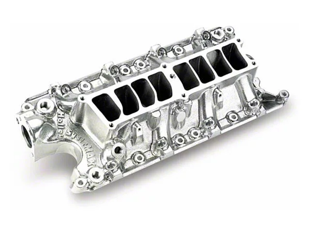 Holley SysteMAX Lower EFI Intake Manifold; Shiny (86-93 5.0L Mustang)